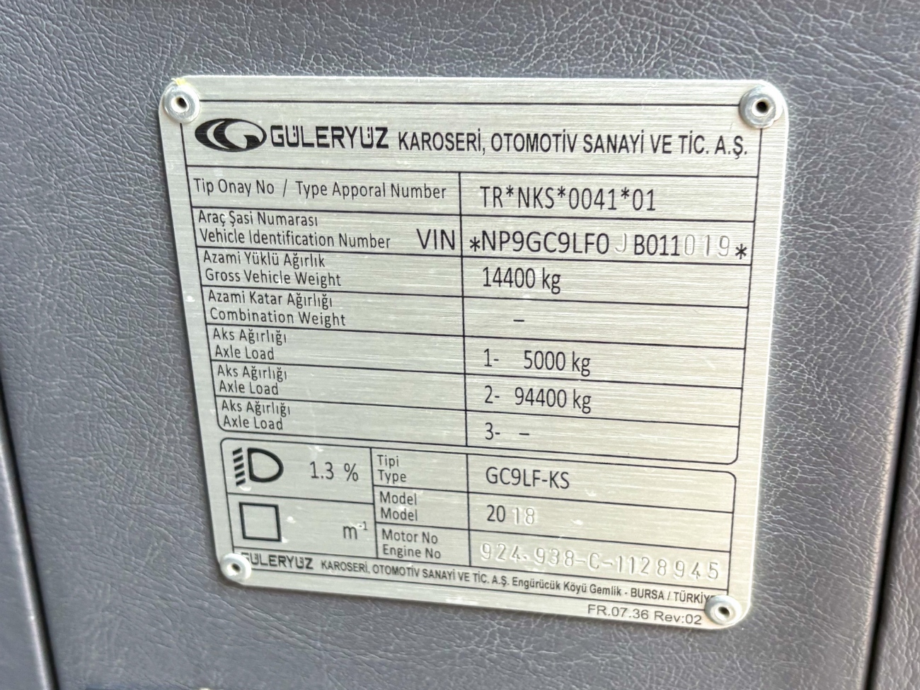 Турция, Güleryüz Cobra GM220LE № 79