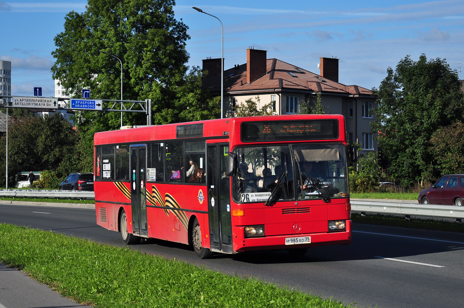 Калининградская область, Mercedes-Benz O405 № Р 985 ХО 39 Калининградская область, Mercedes-Benz O405 № Р 985 ХО 39