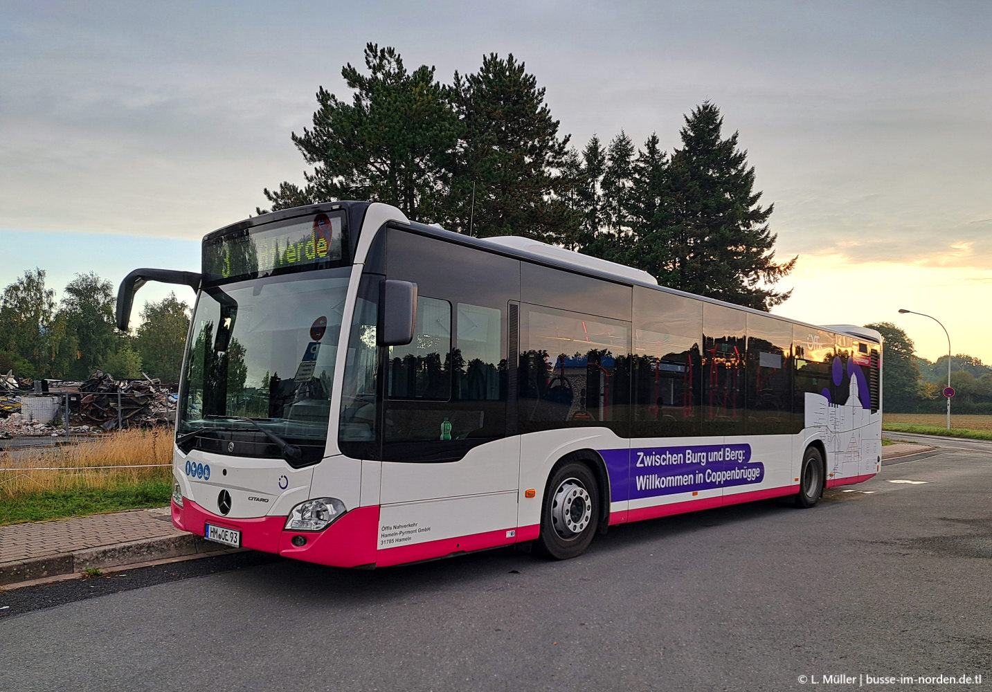 Нижняя Саксония, Mercedes-Benz Citaro C2 hybrid № 93