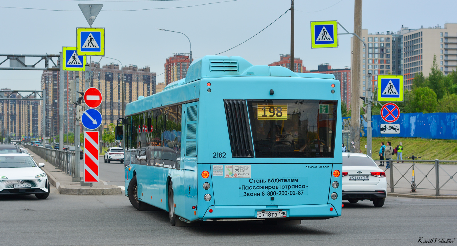 Санкт-Петербург, МАЗ-203.047 № 2182