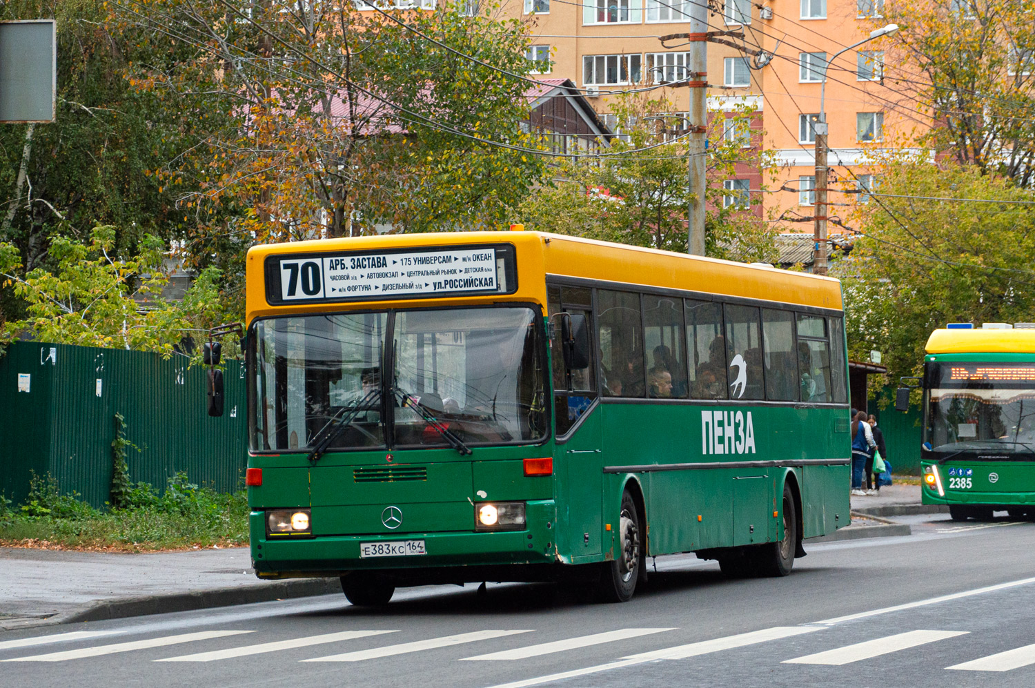 Penza region, Mercedes-Benz O405 Nr. Е 383 КС 164