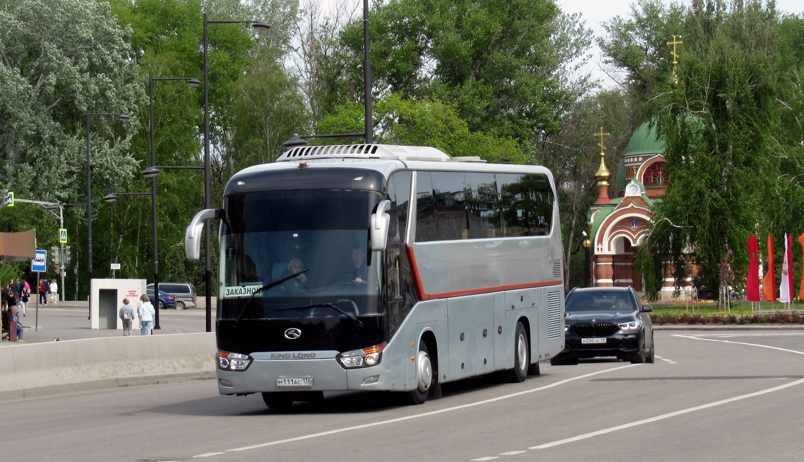 Воронежская область, King Long XMQ6129Y № М 111 АС 136