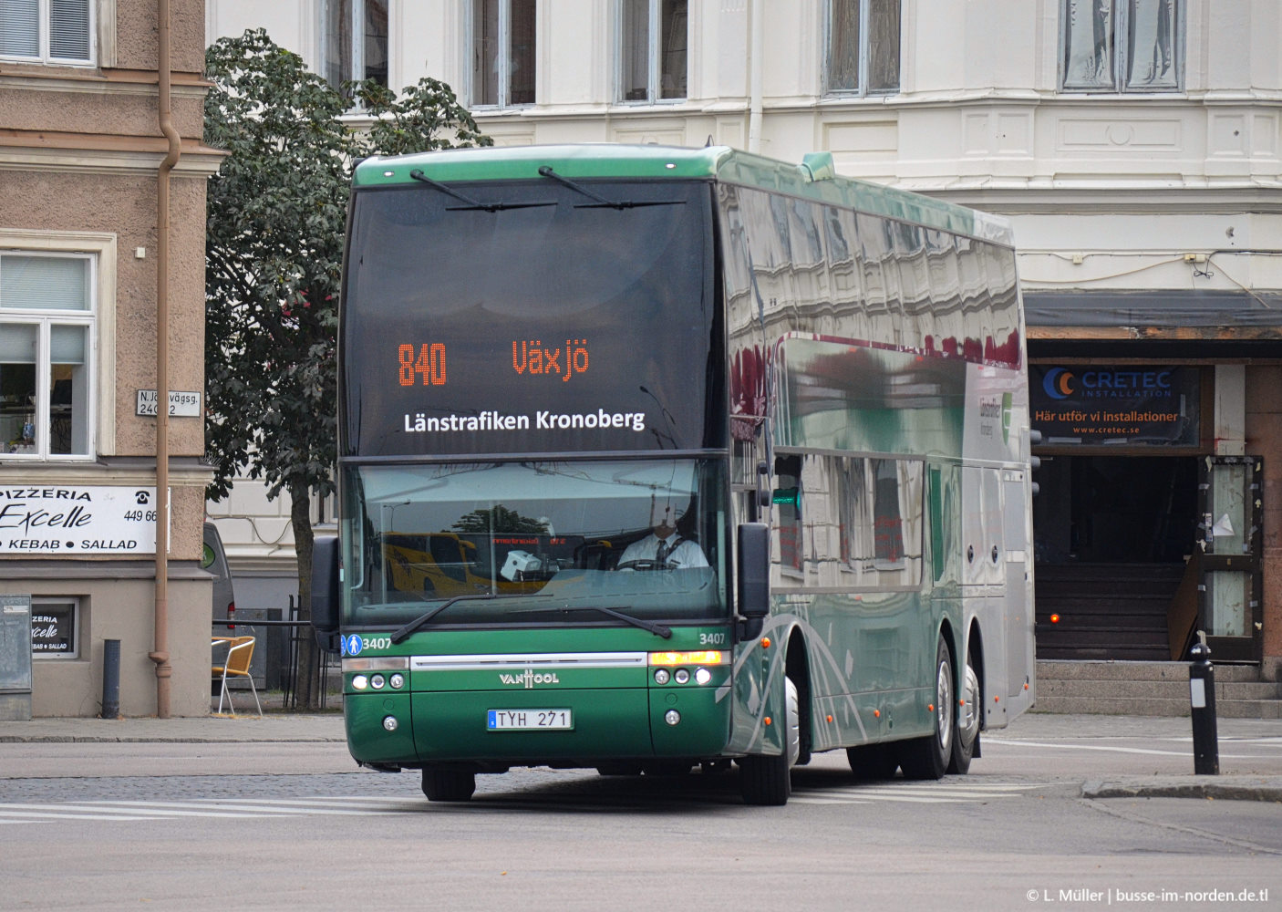 Швеция, Van Hool TD929 Astrobel № 3407