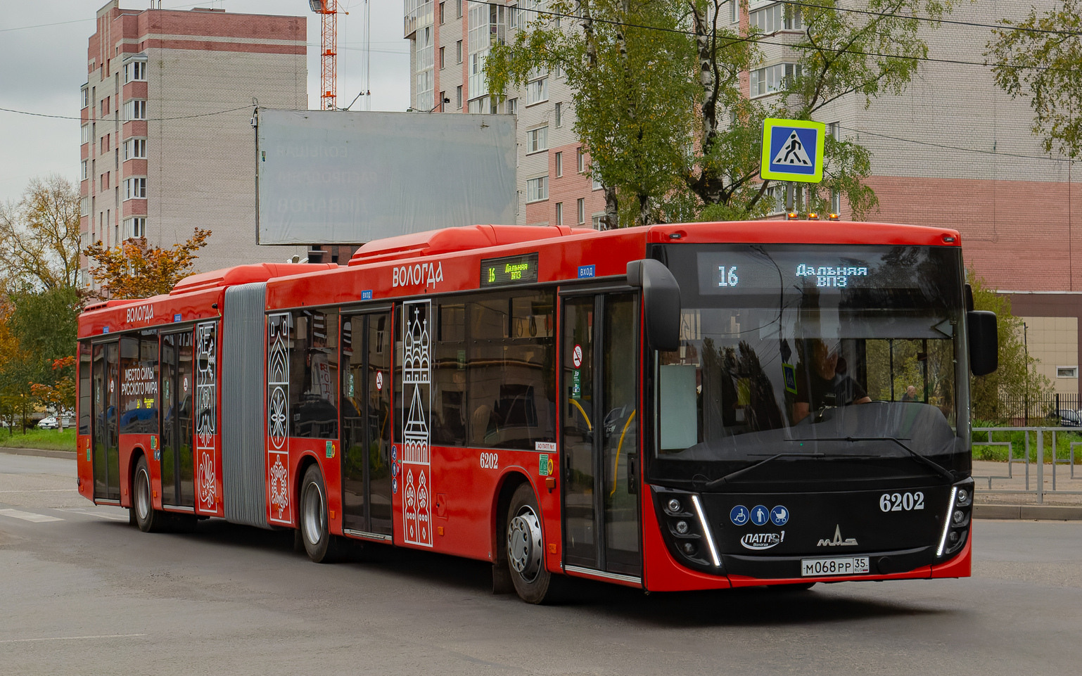 Вологодская область, МАЗ-216.047 № 6202