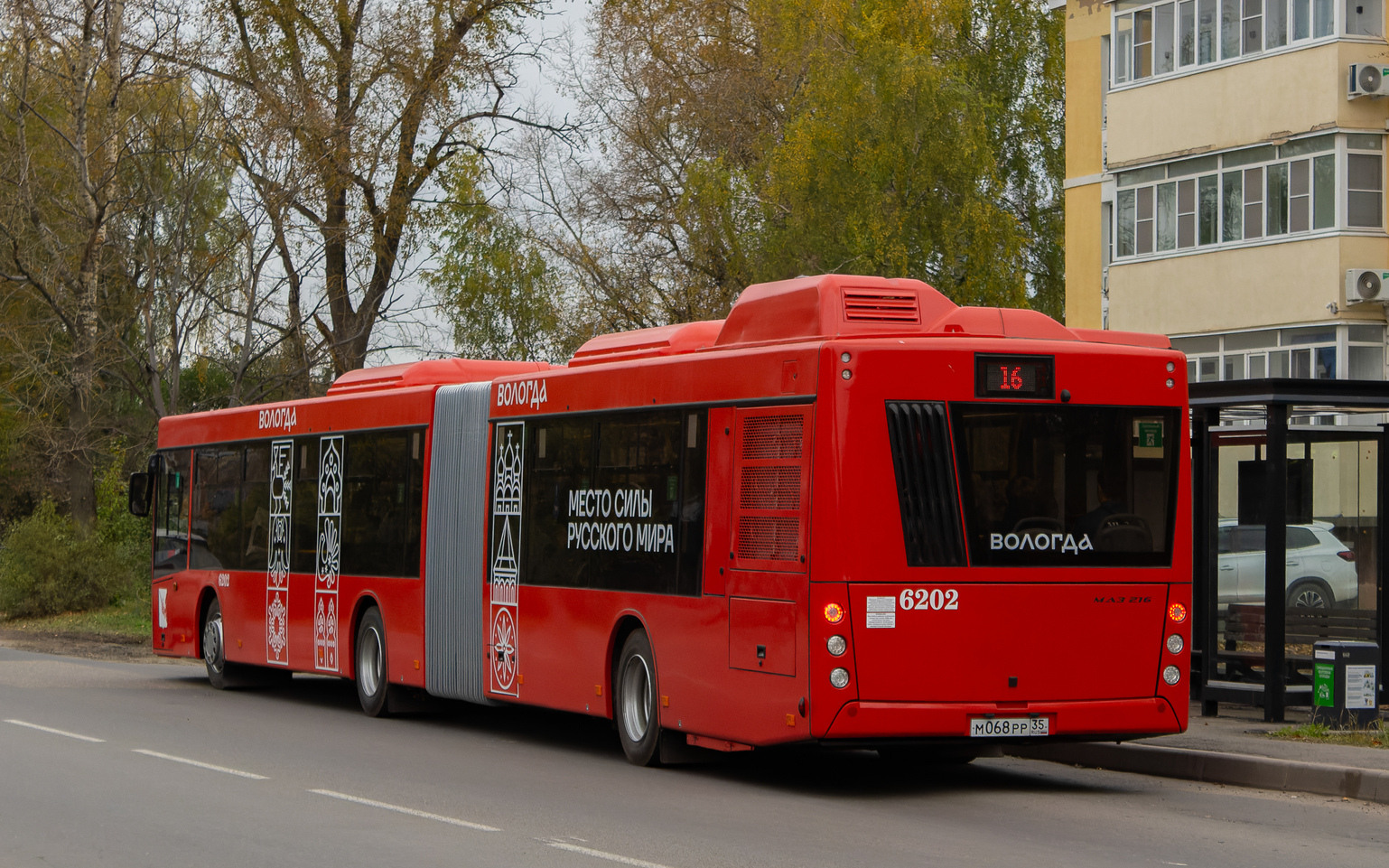 Вологодская область, МАЗ-216.047 № 6202