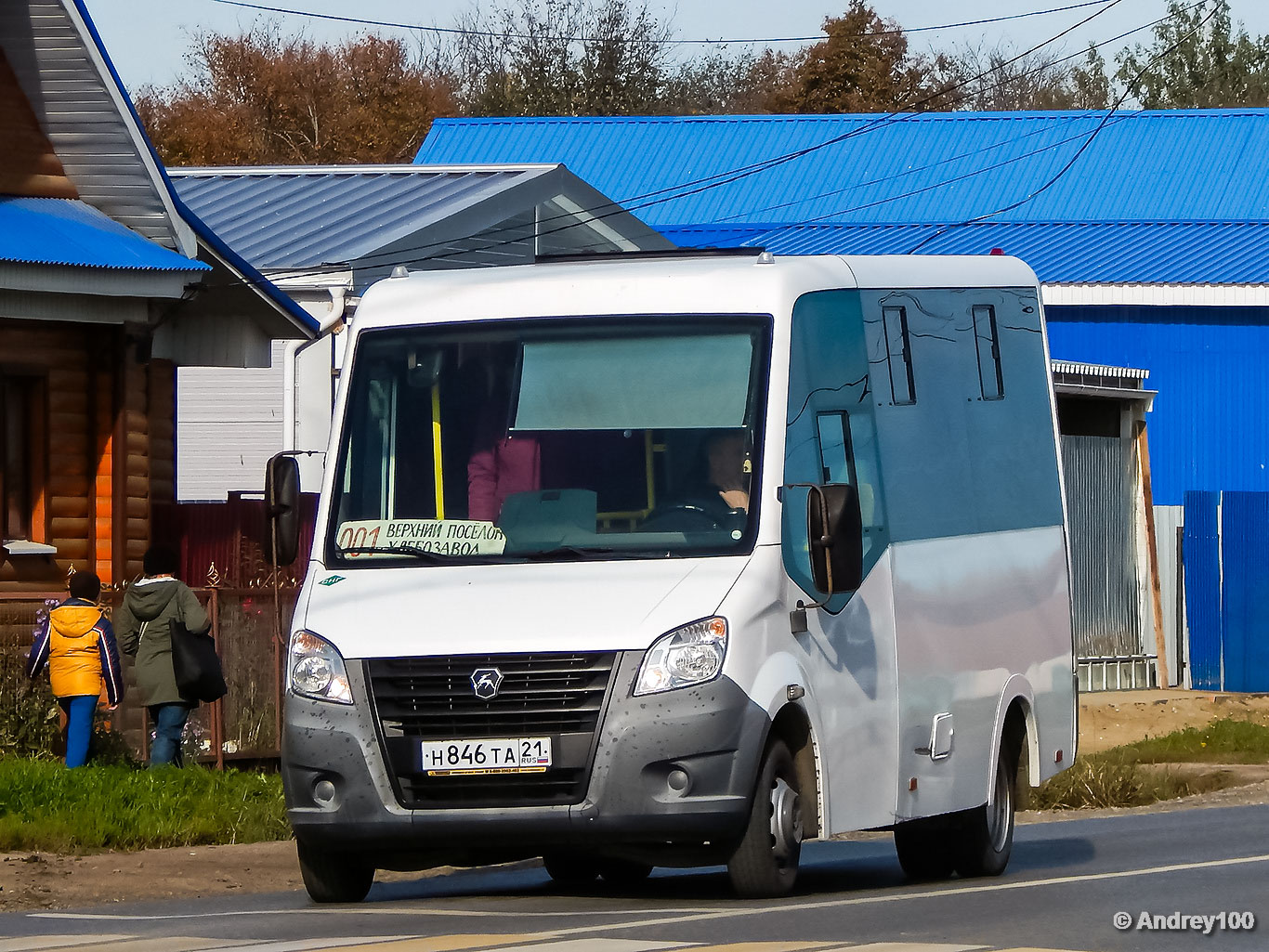 Чувашия, ГАЗ-A63R45 Next № Н 846 ТА 21