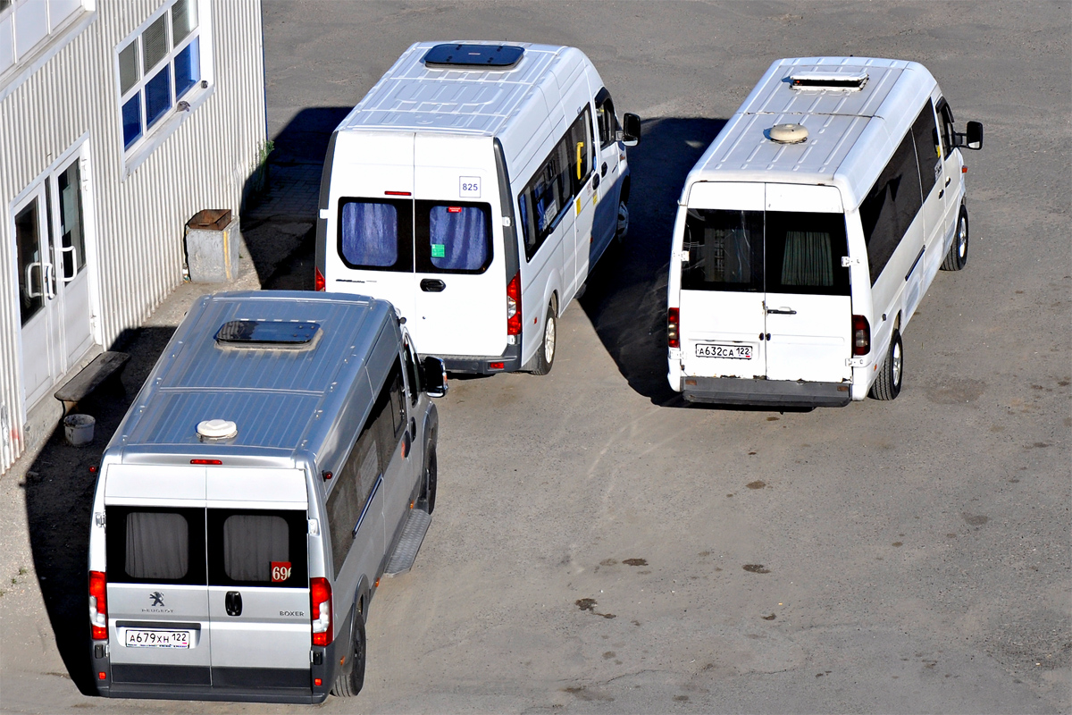 Алтайский край, Автодом-21080* (Peugeot Boxer) № А 679 ХН 122; Алтайский край, Mercedes-Benz Sprinter W903 313CDI № А 632 СА 122