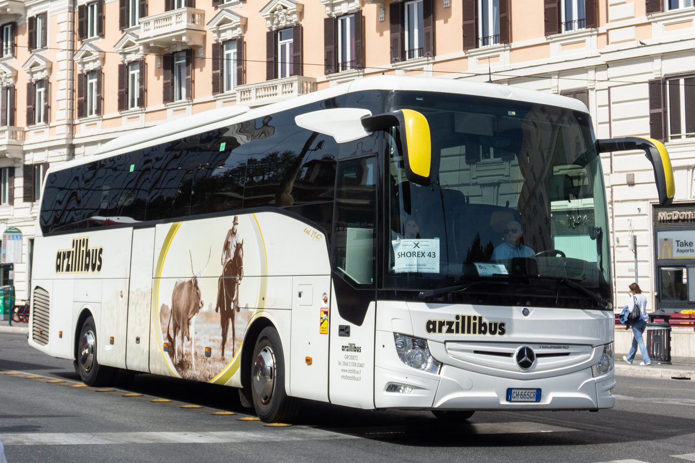 Италия, Mercedes-Benz Tourismo III 15RHD № GH 665GR