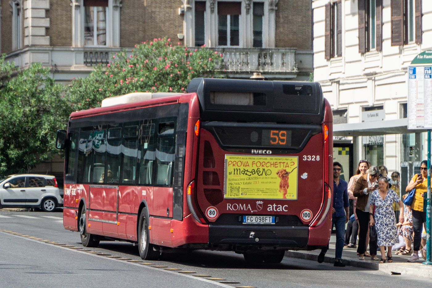 Itálie, IVECO Urbanway 12M č. 3328