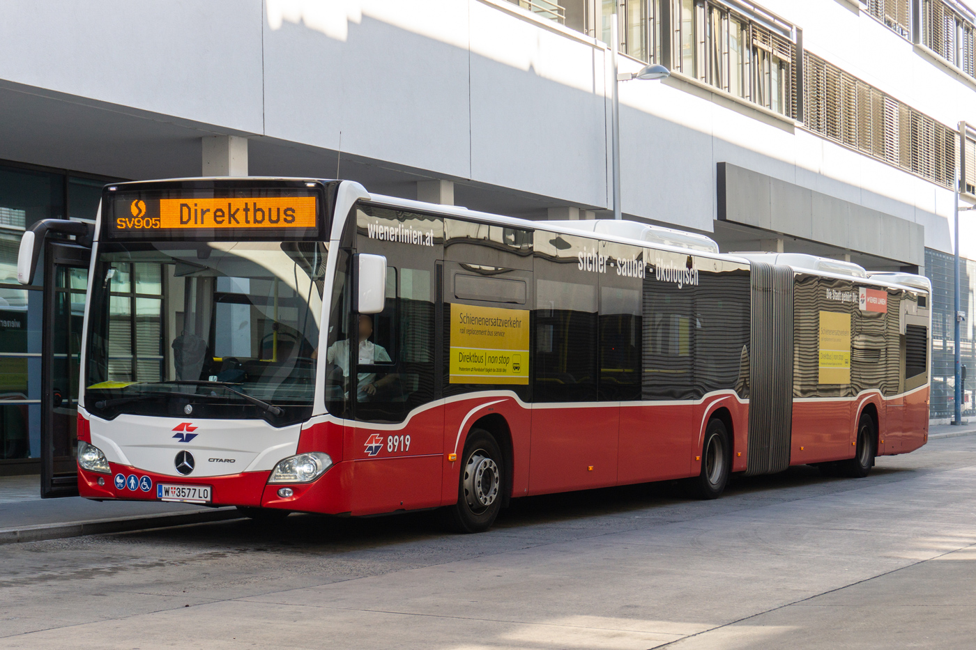 Австрия, Mercedes-Benz Citaro C2 G № 8919
