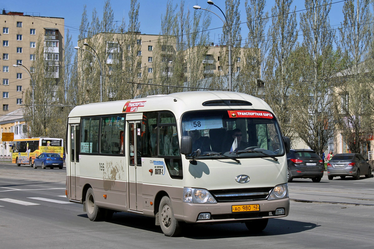 Кемеровская область - Кузбасс, Hyundai County Kuzbass № 166