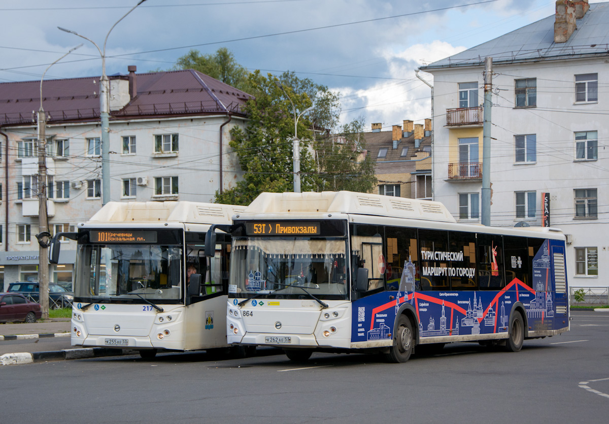 Новгородская область, ЛиАЗ-5292.67 (CNG) № 864