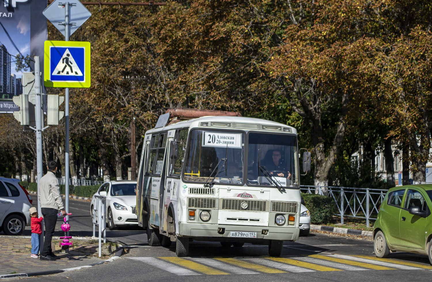 Краснодарский край, ПАЗ-32054 № А 879 РО 193