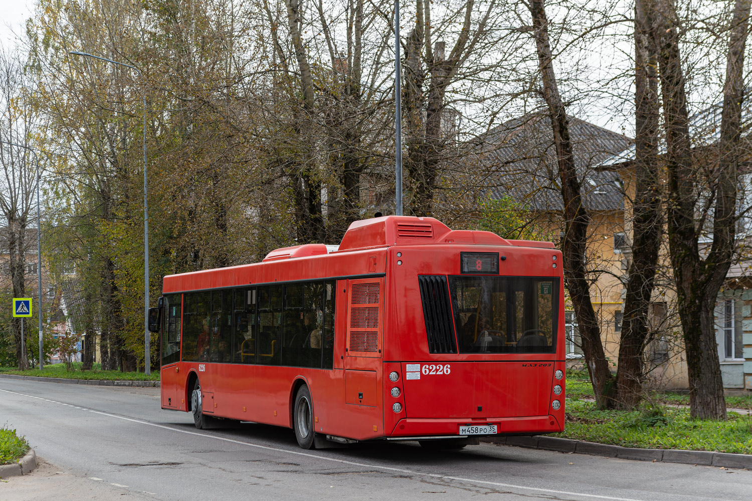 Вологодская область, МАЗ-203.047 № 6226