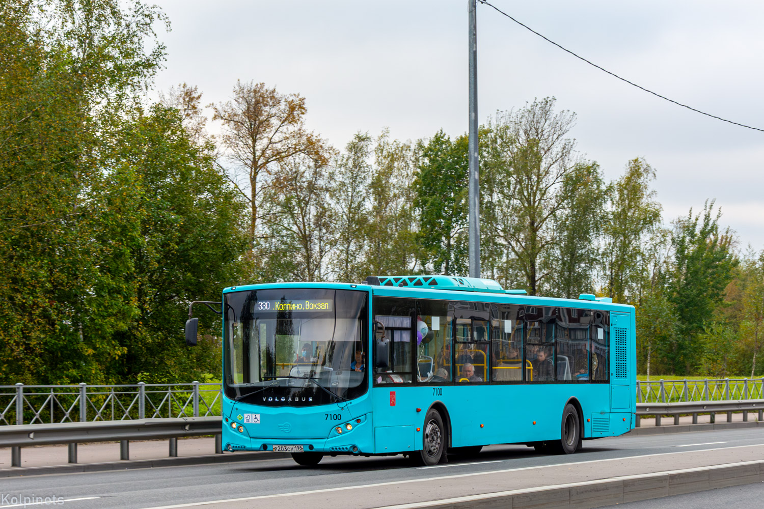 Санкт-Петербург, Volgabus-5270.G4 (LNG) № 7100
