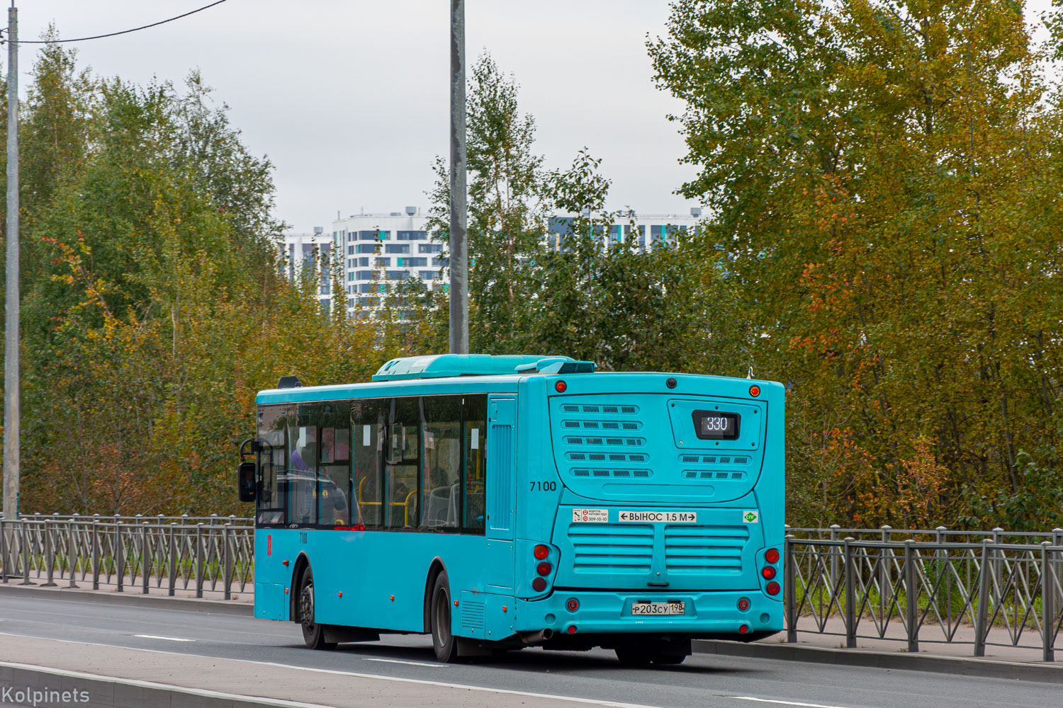 Санкт-Петербург, Volgabus-5270.G4 (LNG) № 7100