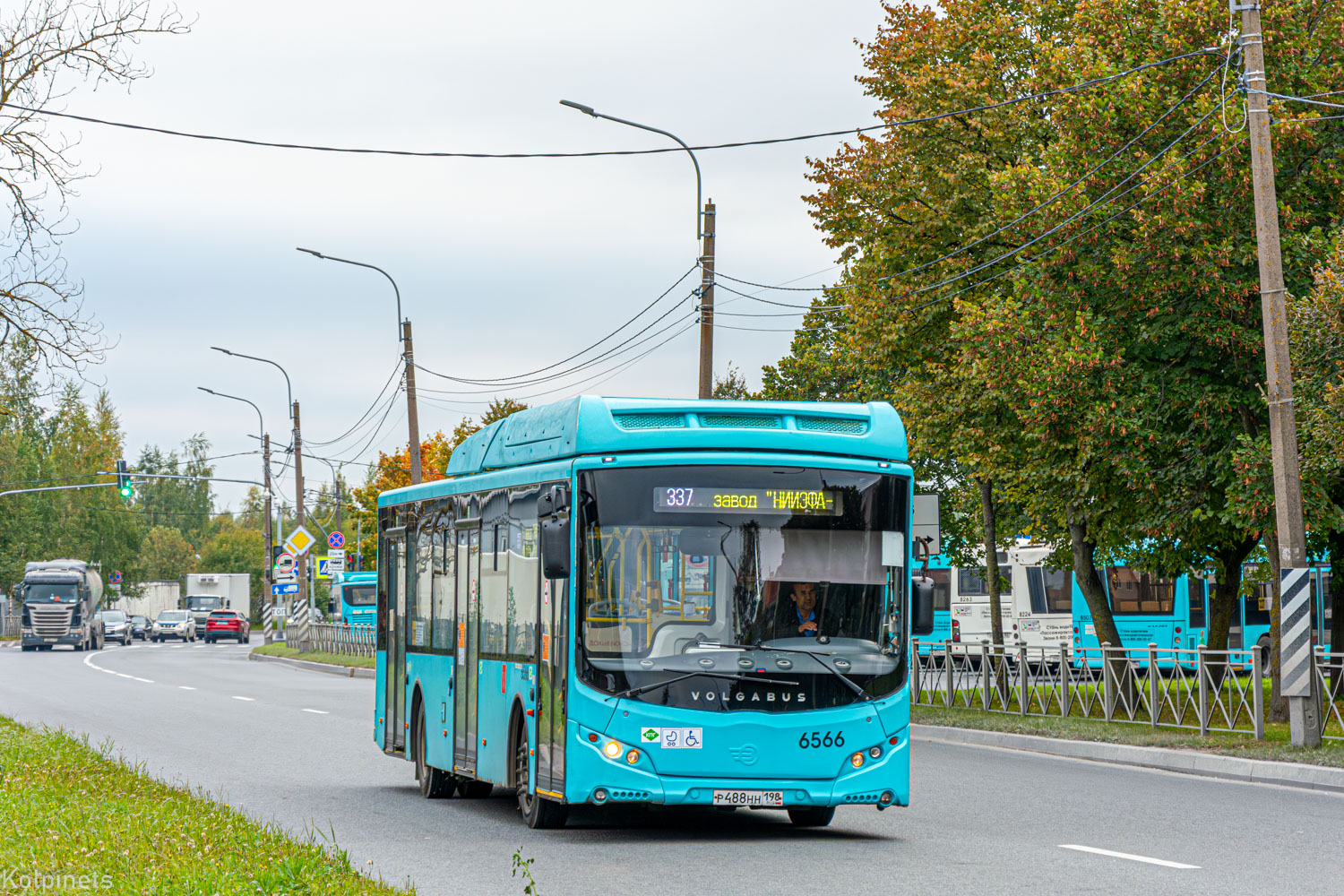 Санкт-Петербург, Volgabus-5270.G4 (CNG) № 6566