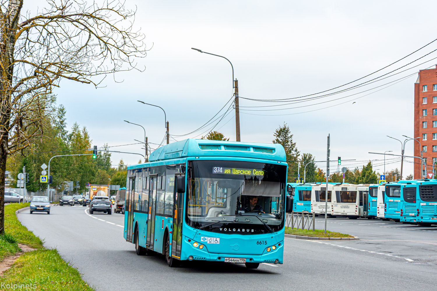 Санкт-Петербург, Volgabus-5270.G4 (CNG) № 6615