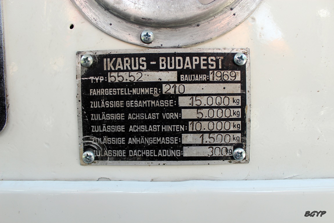 Венгрия, Ikarus  55.52 № AA IK-055 Венгрия, Ikarus  55.52 № AA IK-055