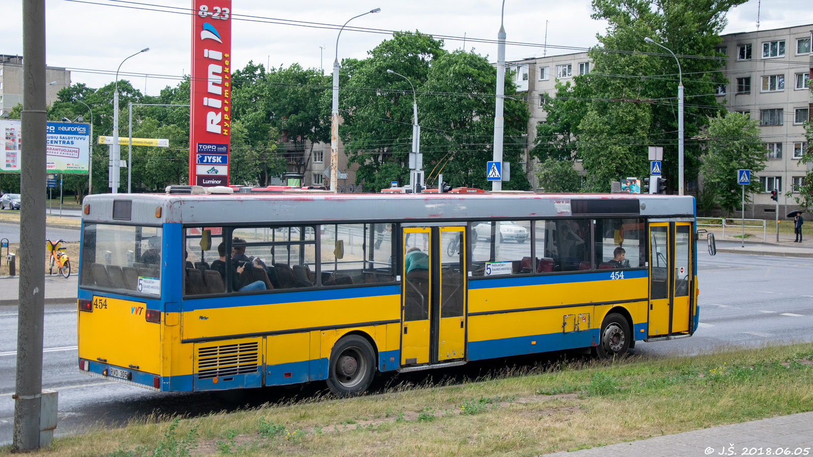 Литва, Mercedes-Benz O405 № 454