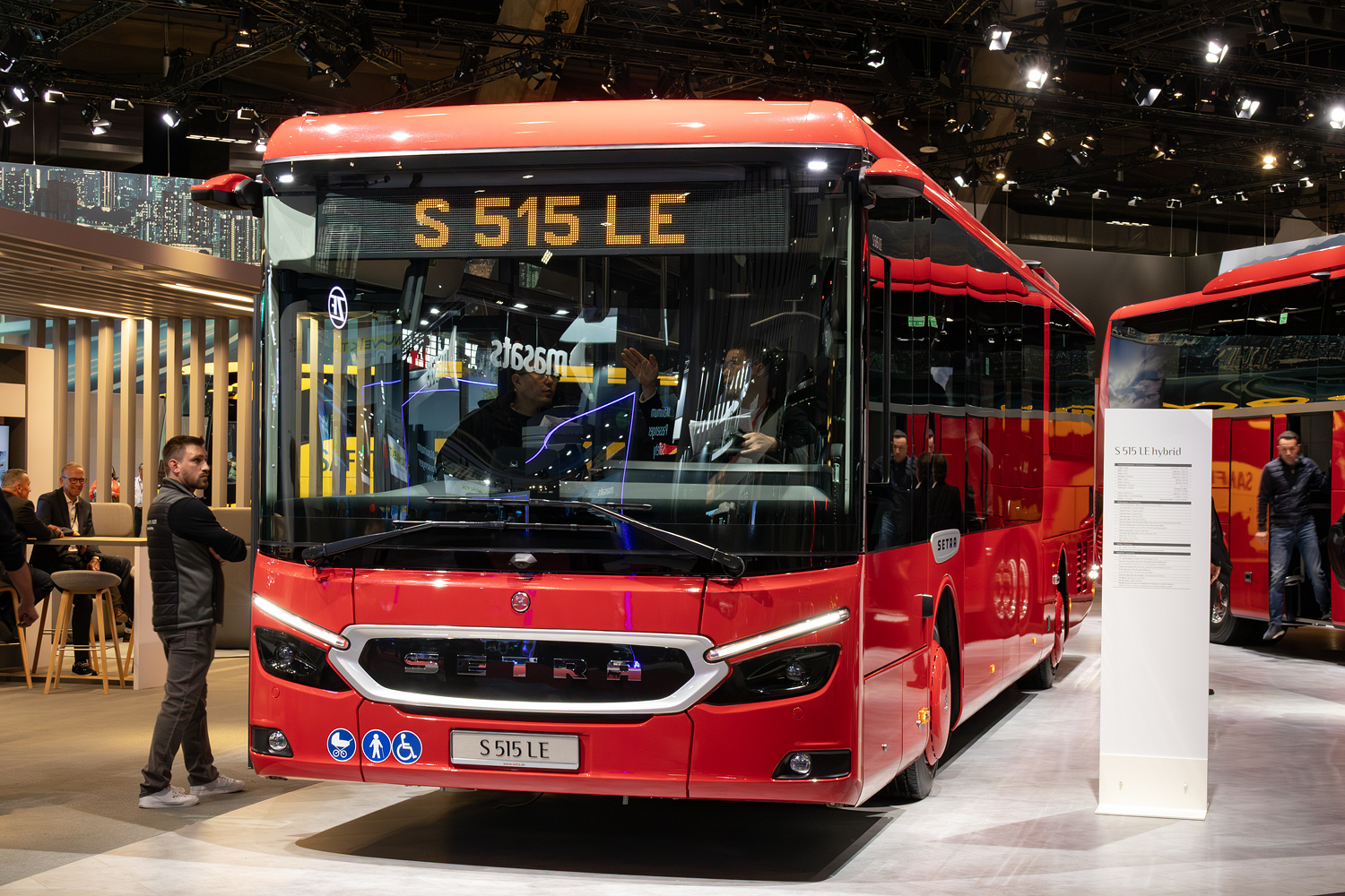 Баден-Вюртемберг, Setra S515LE hybrid № [804313]; Бельгия — Busworld Europe 2025