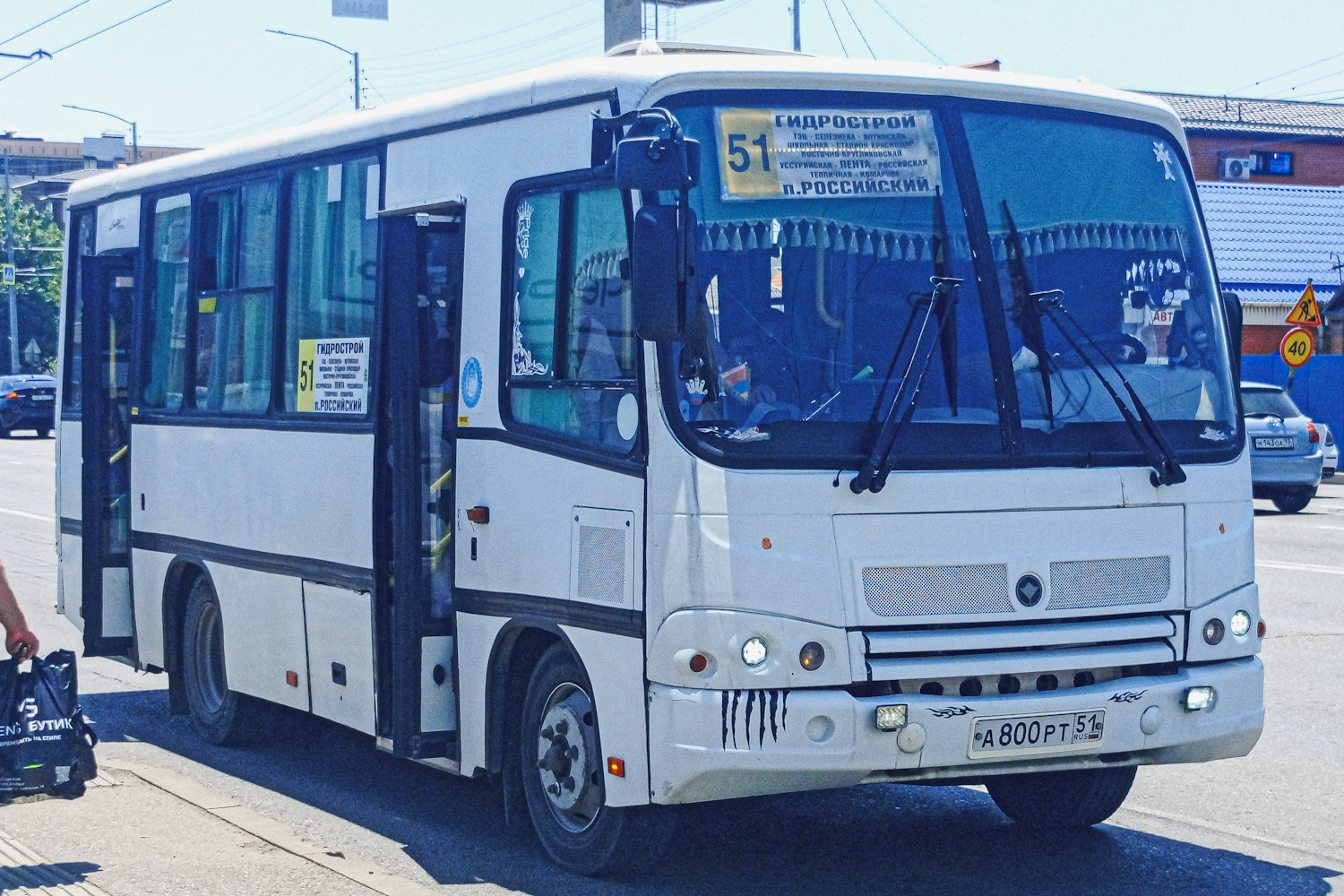 Krasnodar region, PAZ-320402-05 # А 800 РТ 51
