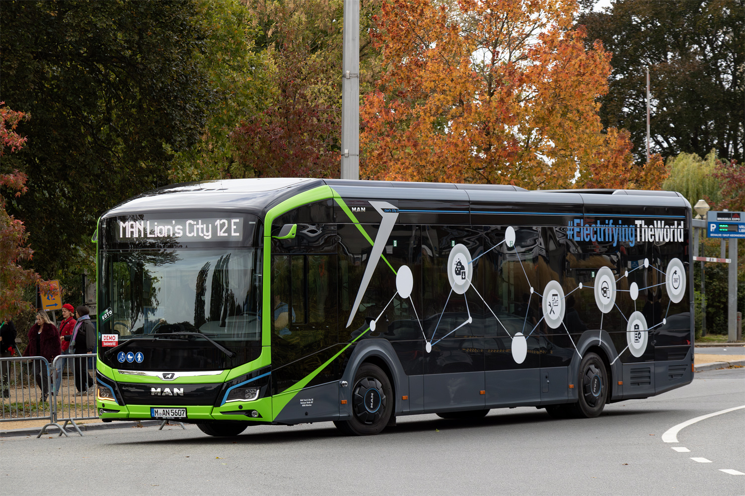 Бавария, MAN 12C Lion's City 12 E NL326 № M-AN 5607; Бельгия &mdash; Busworld Europe 2025