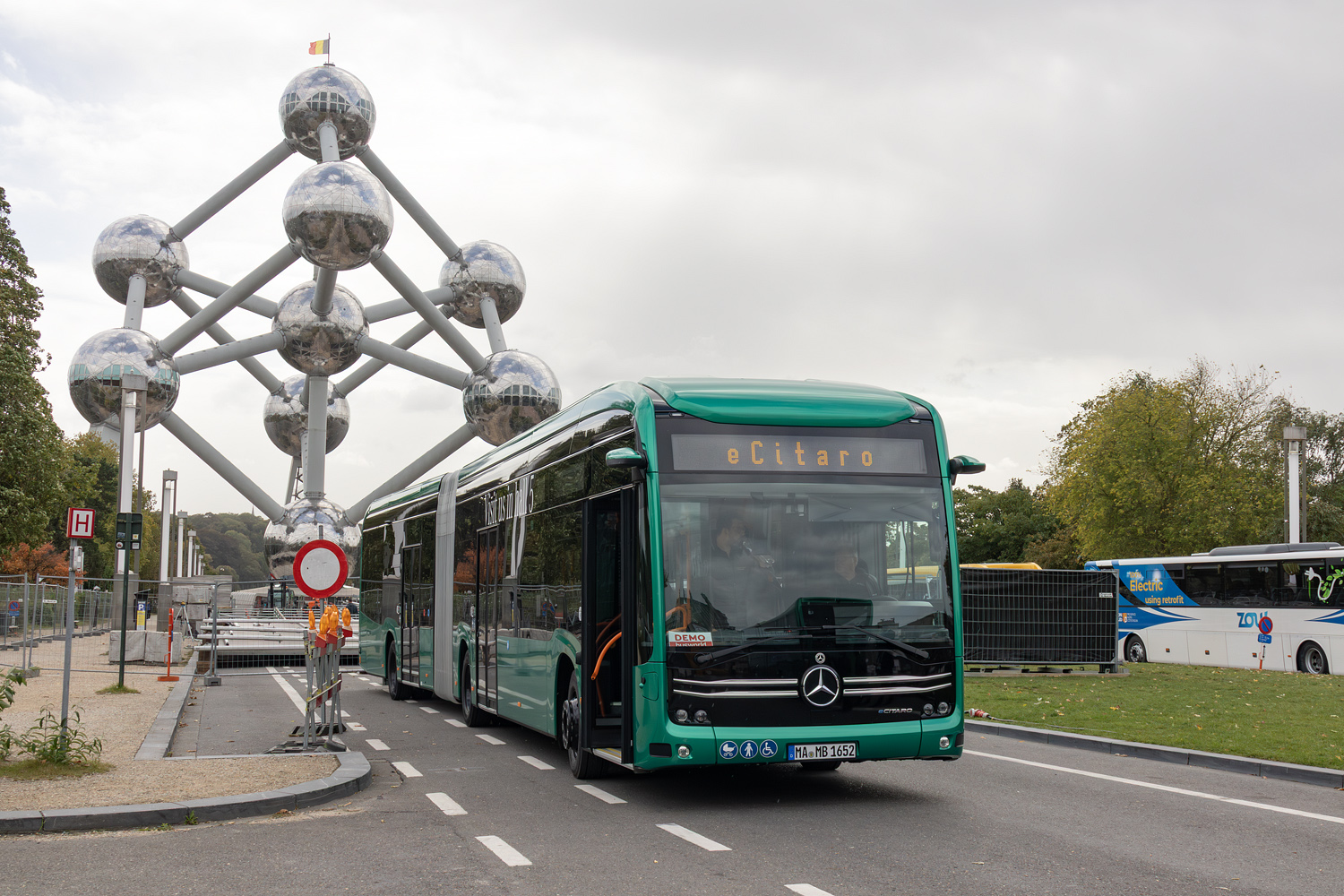 Баден-Вюртемберг, Mercedes-Benz eCitaro G № MA-MB 1652; Бельгия — Busworld Europe 2025