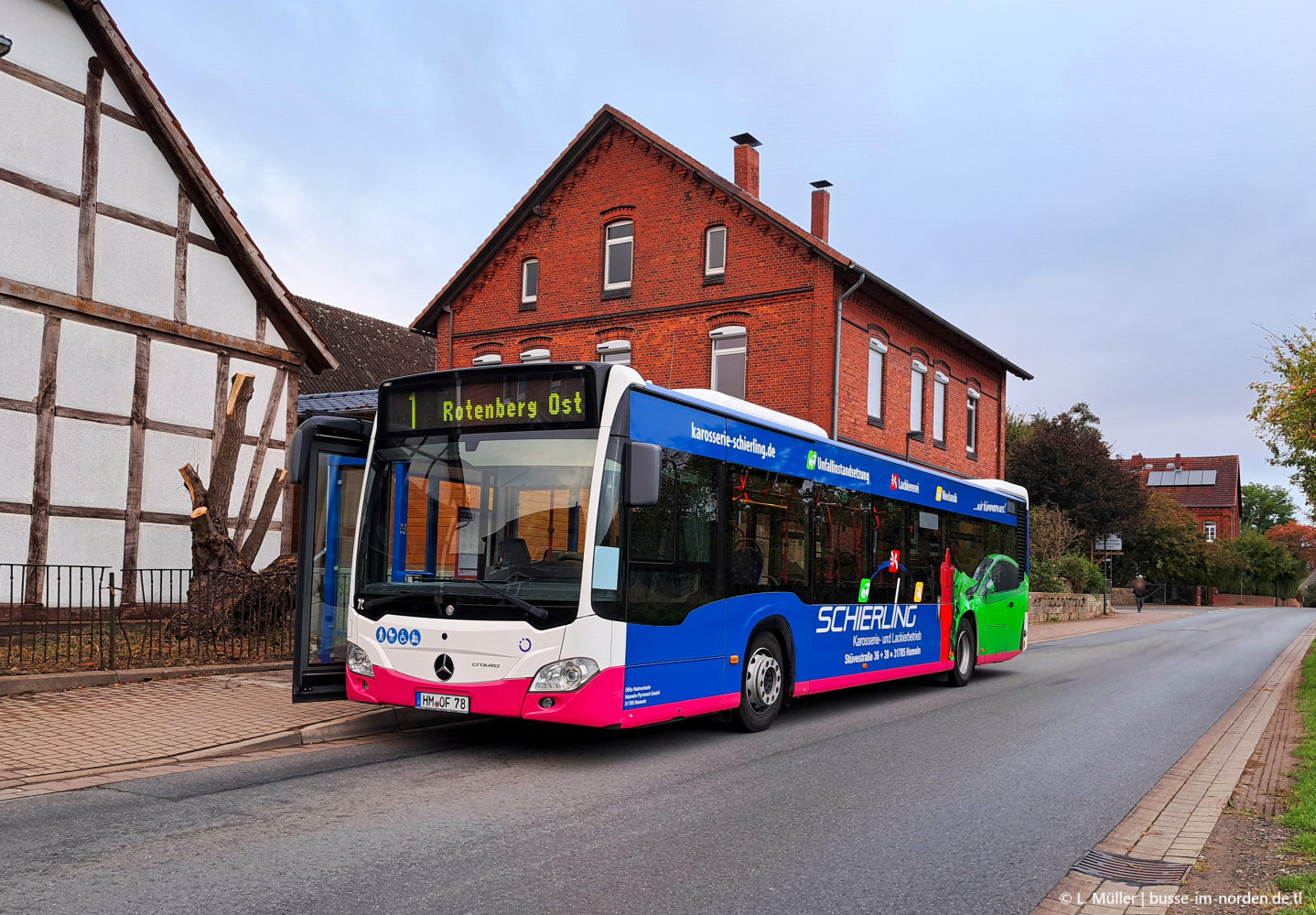 Нижняя Саксония, Mercedes-Benz Citaro C2 hybrid № 78