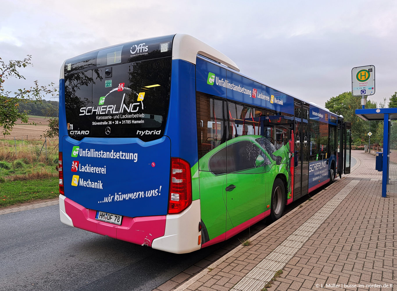 Нижняя Саксония, Mercedes-Benz Citaro C2 hybrid № 78