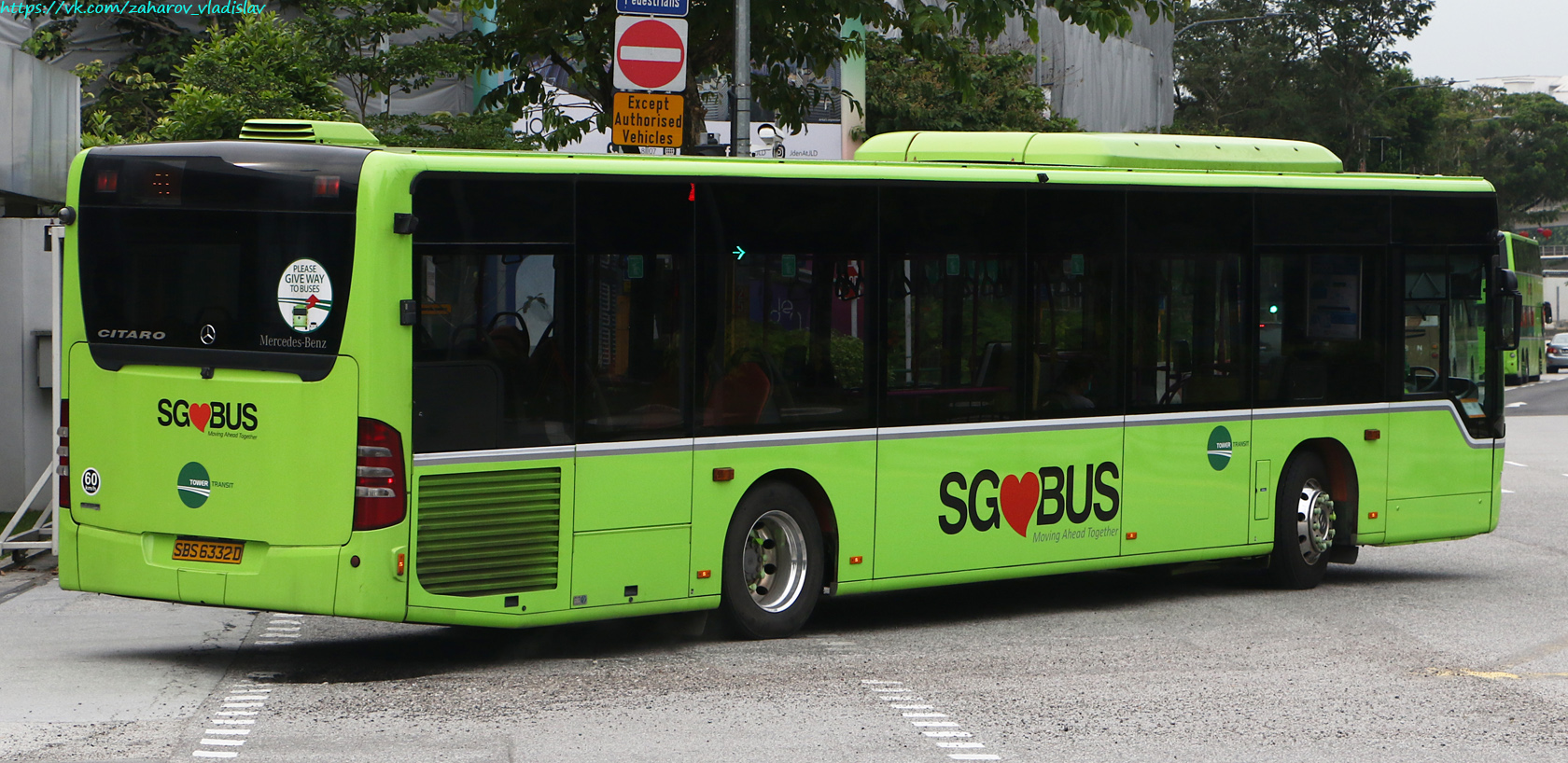 Сингапур, Mercedes-Benz O530 Citaro facelift RL № SBS6332D