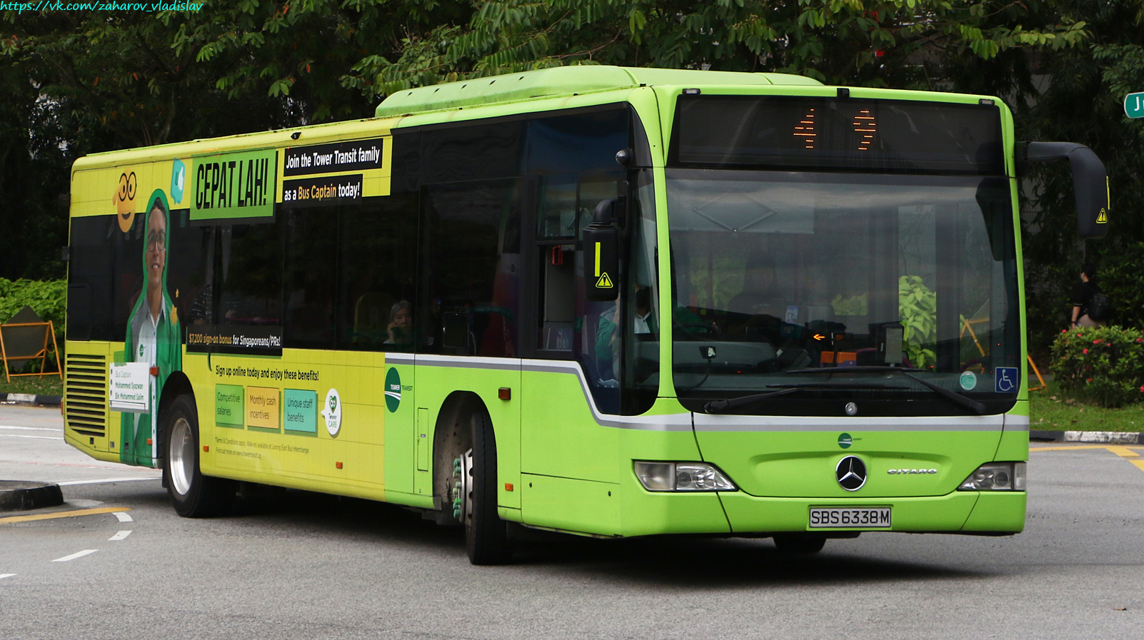 Singapore, Mercedes-Benz O530 Citaro facelift RL Nr. SBS6338M