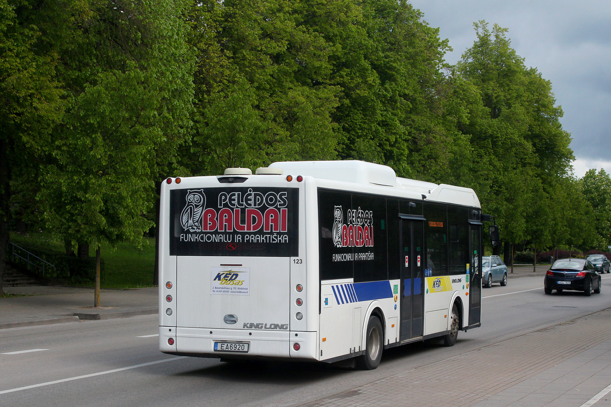 Литва, King Long PEV9 № 123