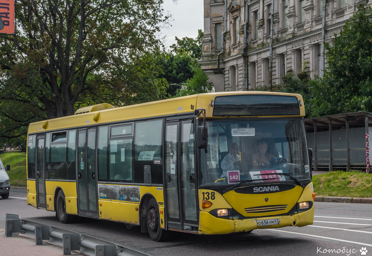 Ленинградская область, Scania OmniLink I (Скания-Питер) № 138 Ленинградская область, Scania OmniLink I (Скания-Питер) № 138