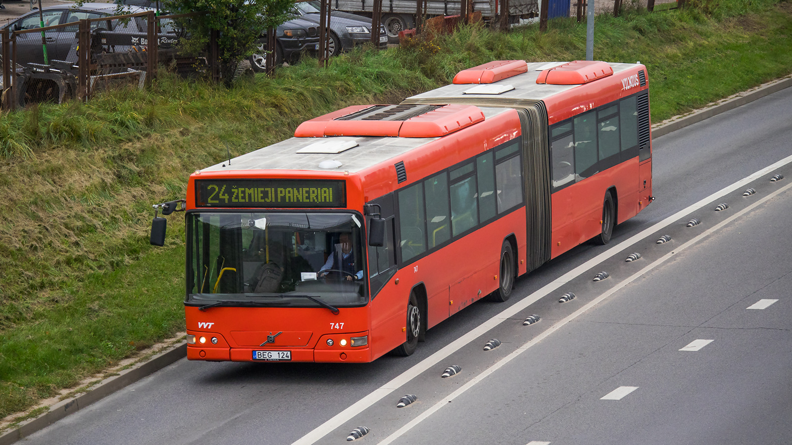 Литва, Volvo 7700A № 747