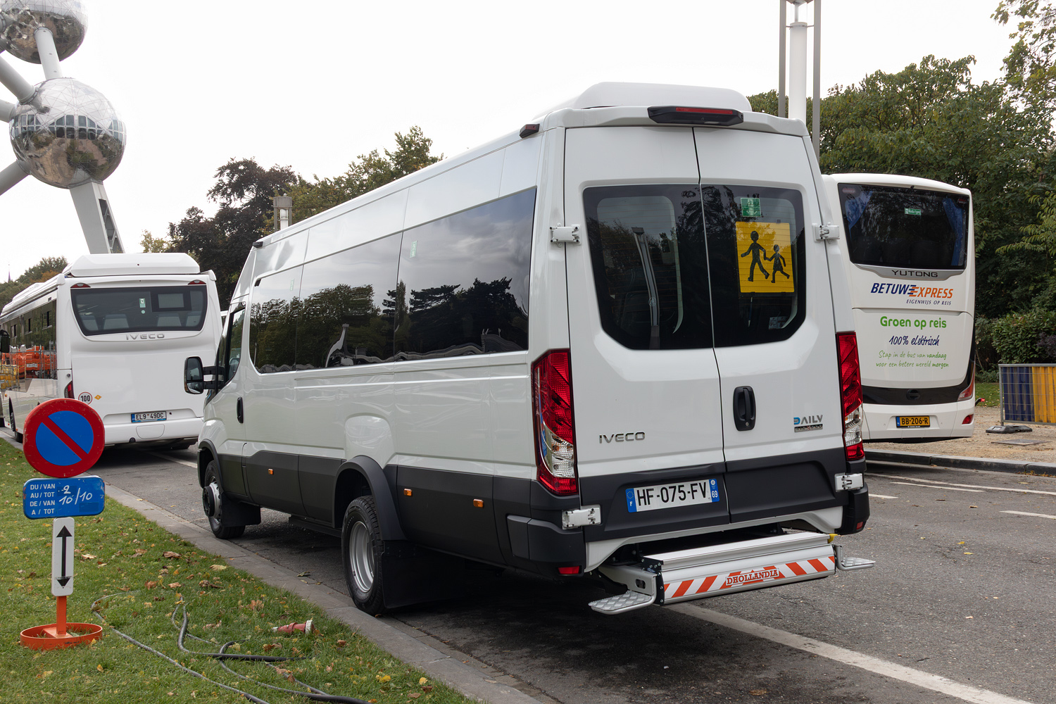 Франция, IVECO e-Daily Line 72C14E № HF-075-FV; Бельгия — Busworld Europe 2025