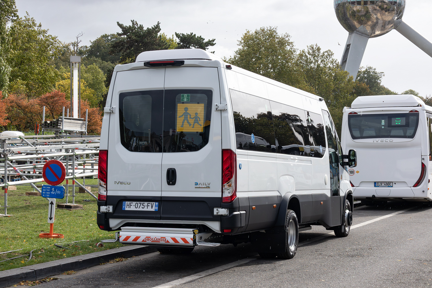Франция, IVECO e-Daily Line 72C14E № HF-075-FV; Бельгия — Busworld Europe 2025