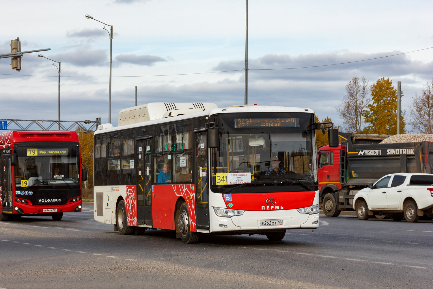 Пермский край, King Long XMQ6106G № Е 262 ХТ 18