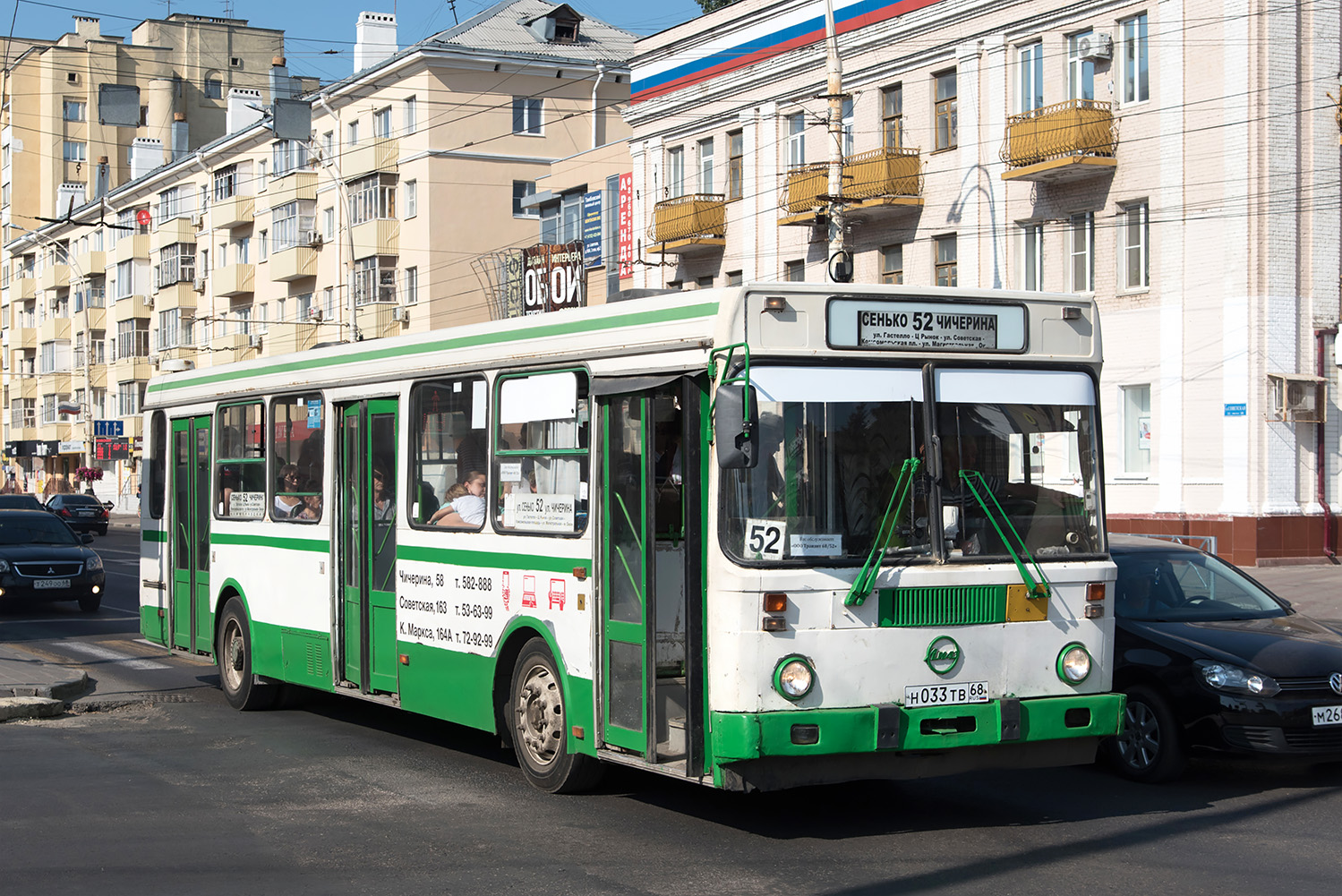Тамбовская область, ЛиАЗ-5256.25 № Н 033 ТВ 68