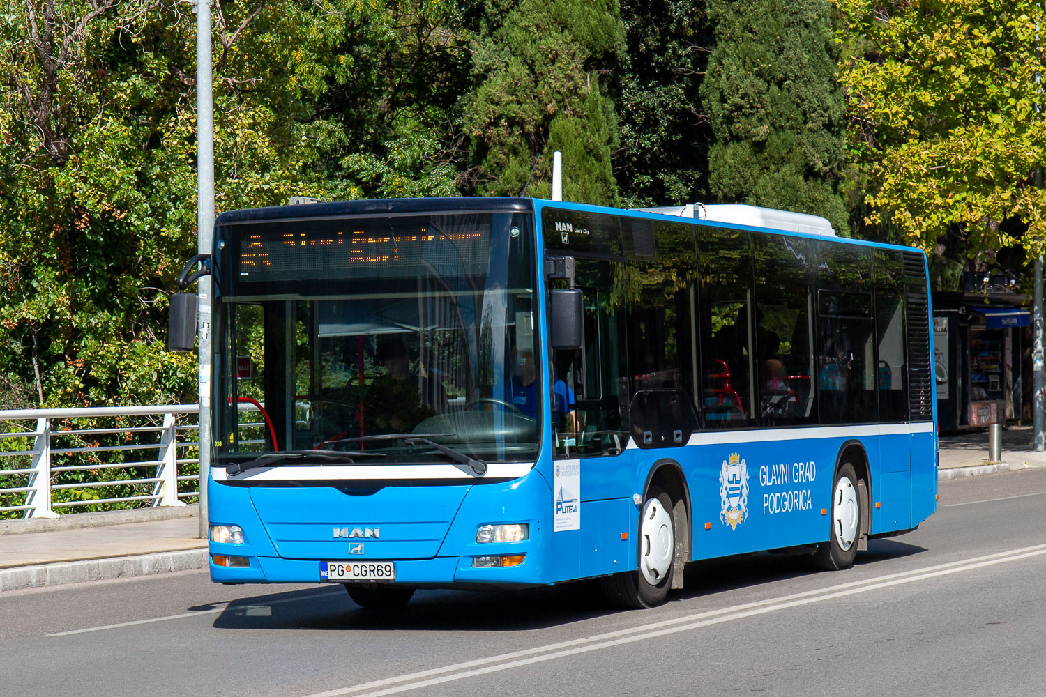 Черногория, Göppel (MAN A35 Lion's City M NM253) № PG CGR69