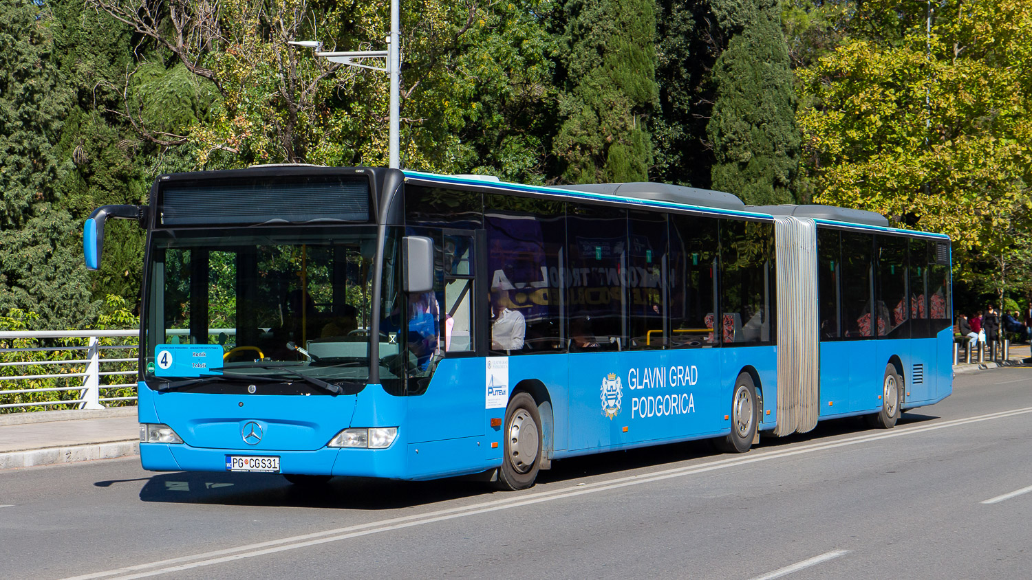 Черногория, Mercedes-Benz O530G Citaro facelift G № PG CGS31