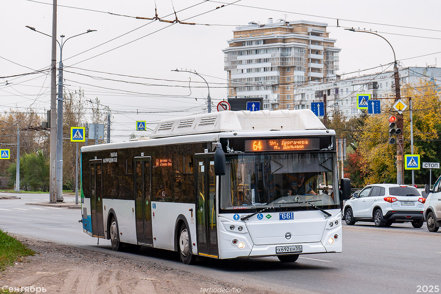 Омская область, ЛиАЗ-5292.67 (CNG) № 661