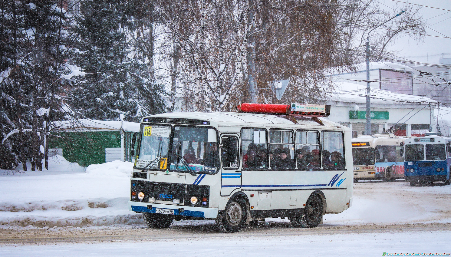 Томская область, ПАЗ-32054 № О 670 УВ 70