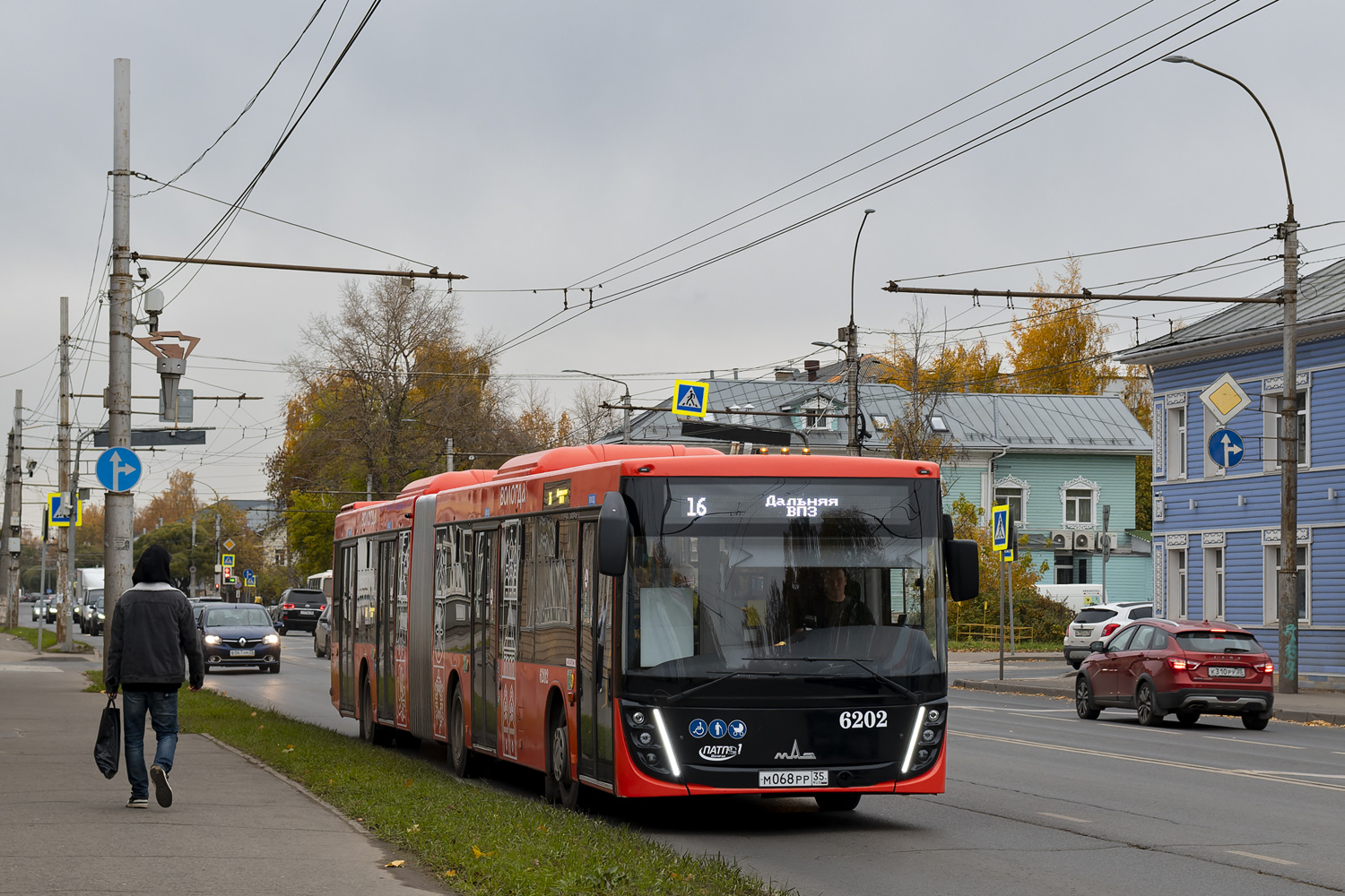 Вологодская область, МАЗ-216.047 № 6202