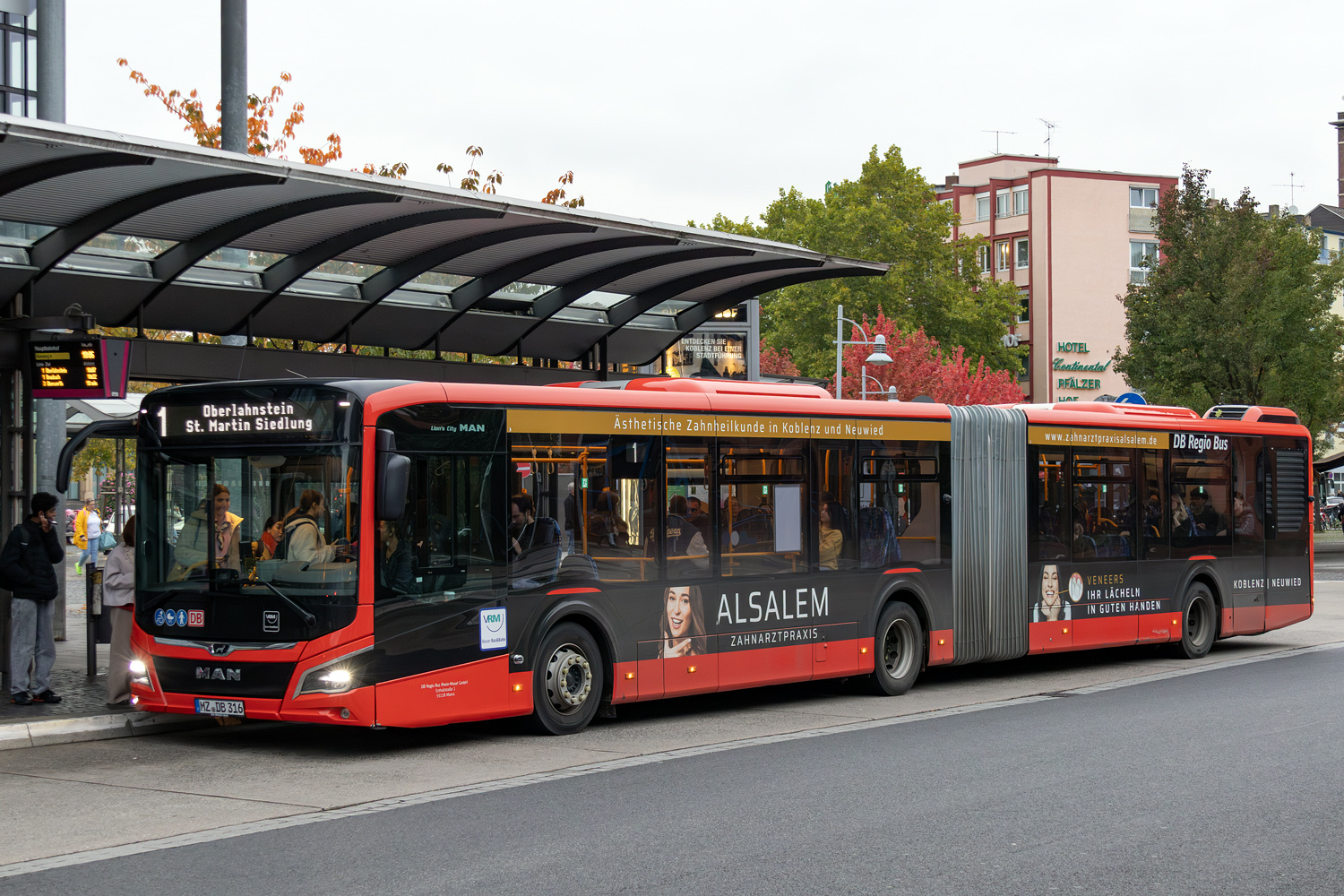 Рейнланд-Пфальц, MAN 18C Lion's City 18 NG360 EfficientHybrid № MZ-DB 316