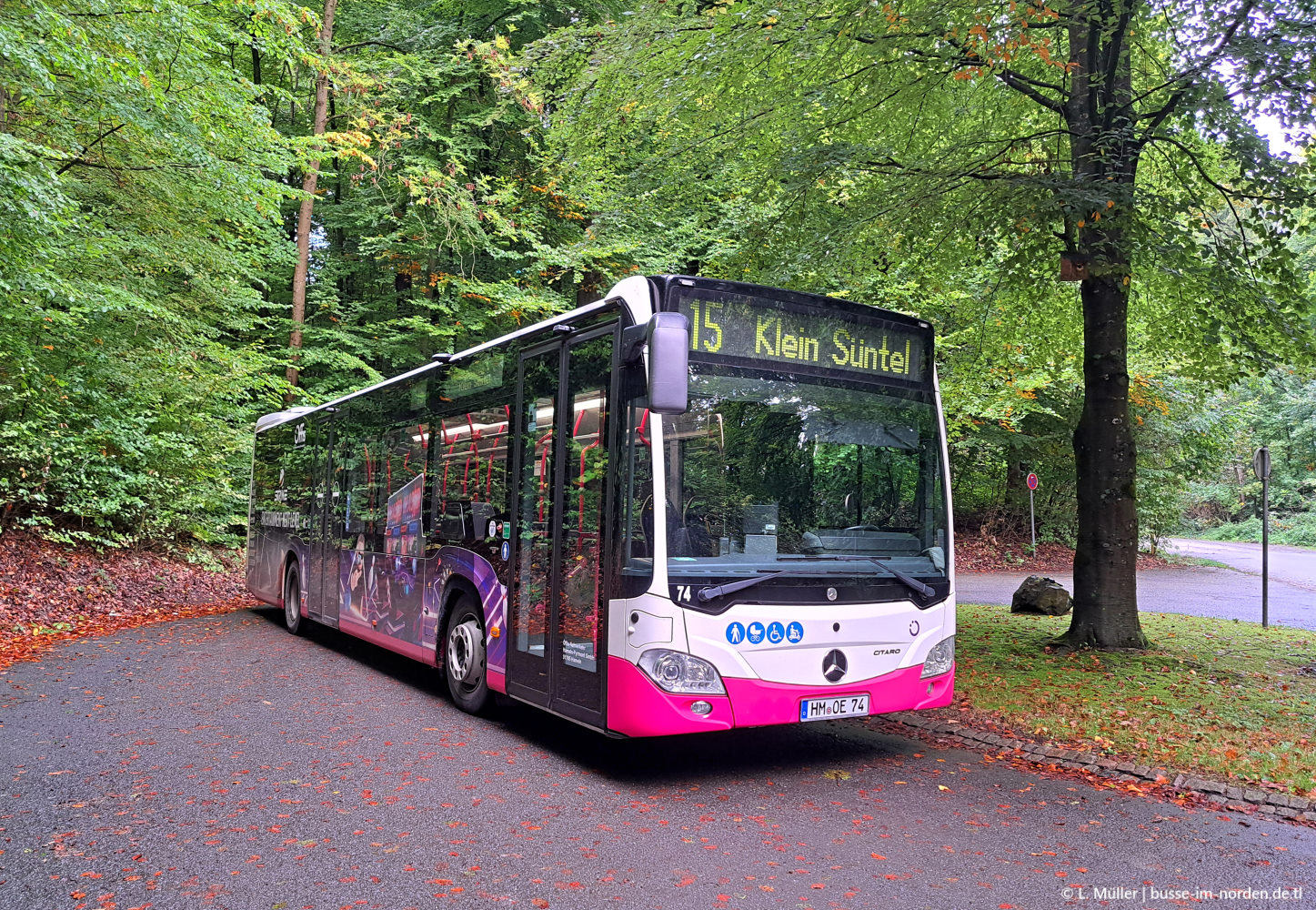 Нижняя Саксония, Mercedes-Benz Citaro C2 hybrid № 74