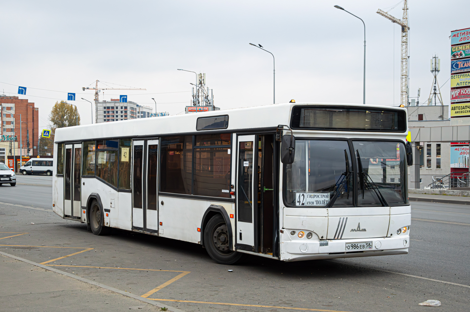 Пензенская область, МАЗ-103.465 № О 986 ЕВ 58