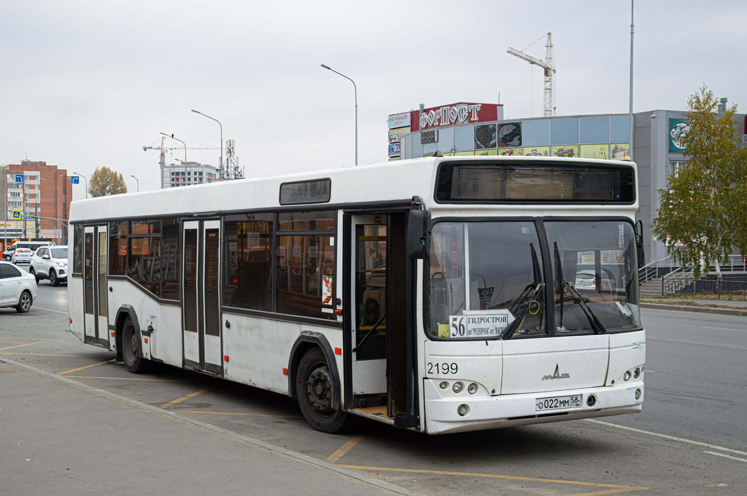 Пензенская область, МАЗ-103.465 № О 022 ММ 58