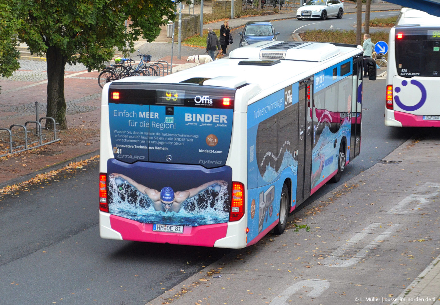 Нижняя Саксония, Mercedes-Benz Citaro C2 hybrid № 81