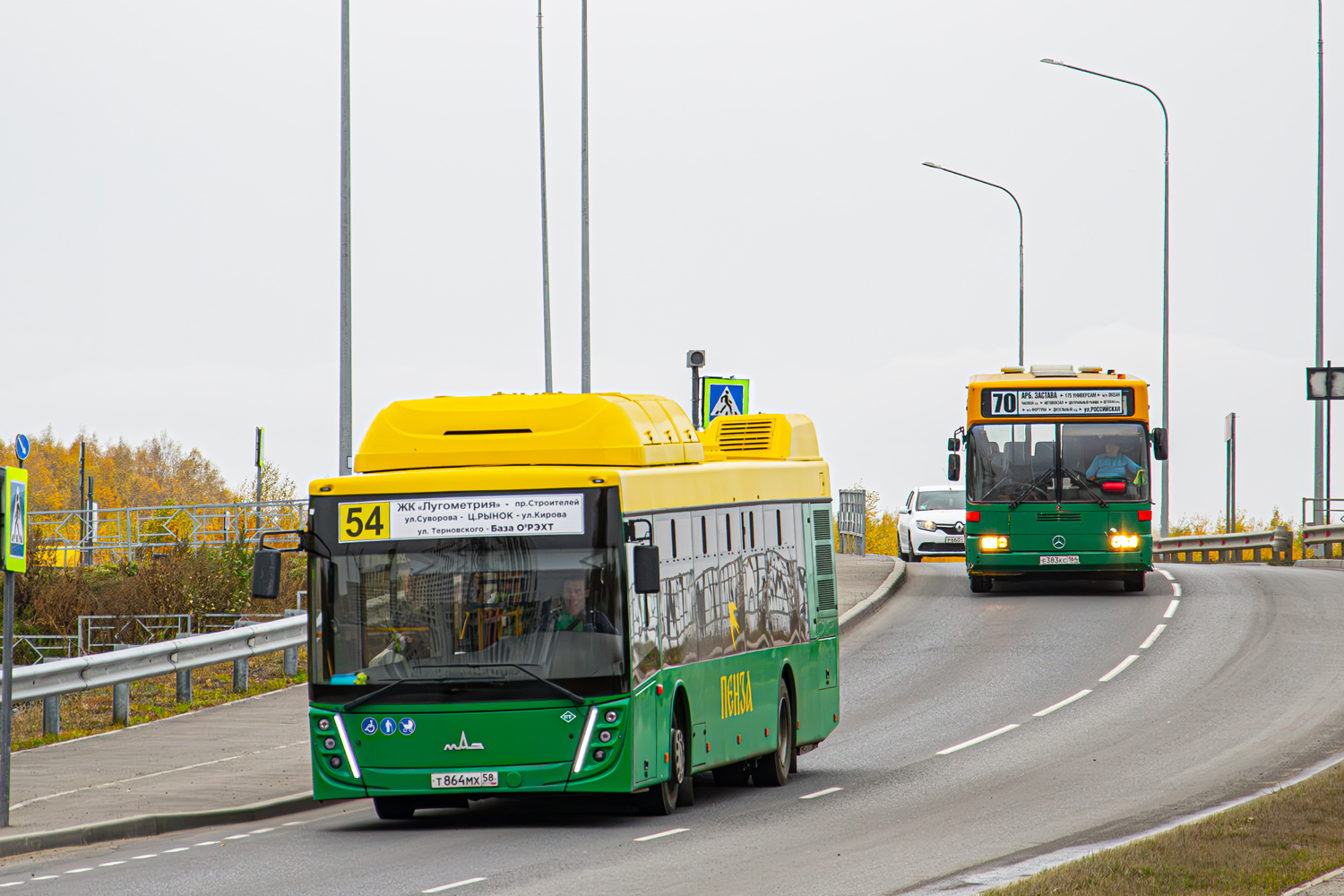 Penza region, MAZ-203.948 Nr. Т 864 МХ 58